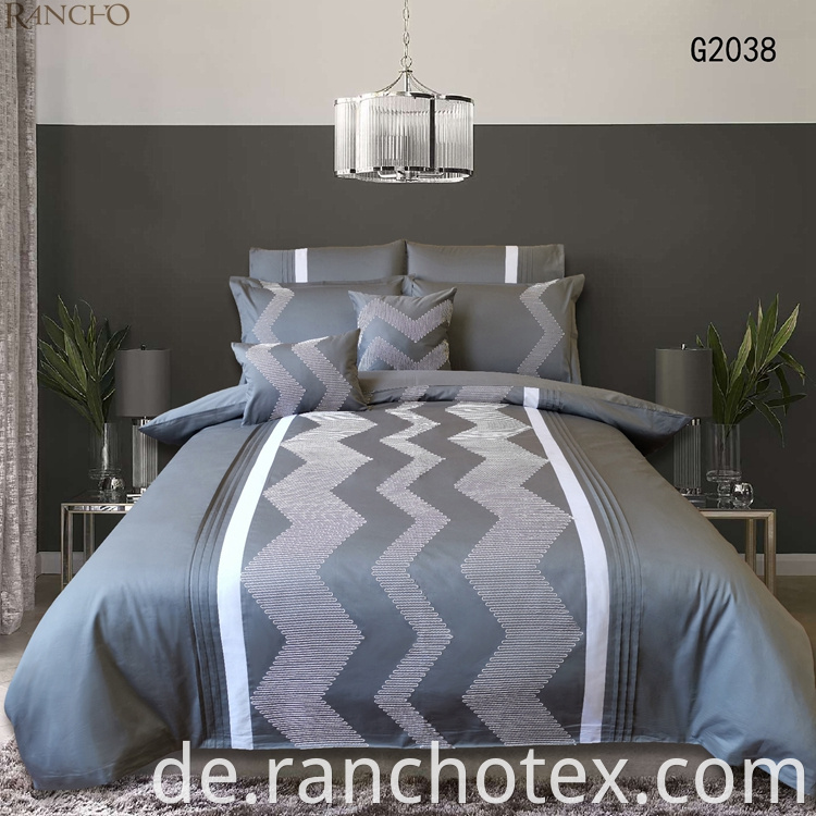 100% Polyester Custom Ganzhause für die Bettdecke Sets Quality Duvet Deckung Bettwäsche und Kissenbezug